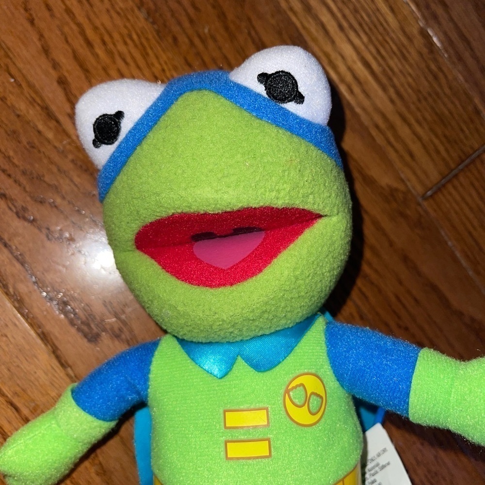 Disney Muppet Babies Plush Figure, The Froginizer Kermit Superhero - 9"